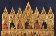 Simone Martini Madonna with Child and Saints oil painting artist